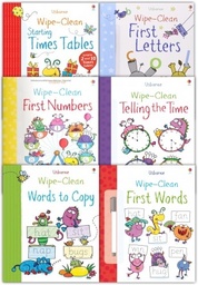 [9781474922869] Wipe Clean Learn to Write (6 Books) Collection Set With Marker Pen