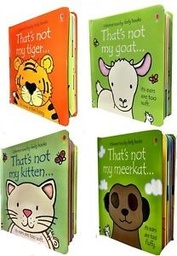 [9781474959087] That's Not My Kitten, Goat, Tiger, Meerkat 4 Board Books Set