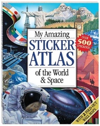 [9781743084229] My Amazing Sticker Atlas of the World and Space