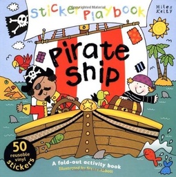 [9781782090731] Pirate Ship Sticker Playbook (Playbooks) (Spiral bound)