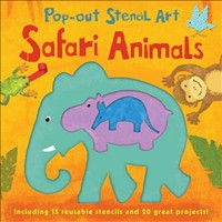 [9781784932893] Pop-out Stencil Art Safari Animals