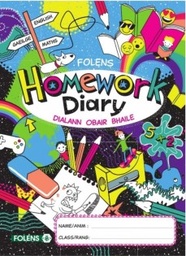 [9781789277609] Homework Journal Primary 2021 Dialann Obair Bhaile Folens