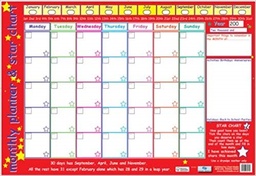 [9781906707132] Poster Monthly Planner and Star Chart