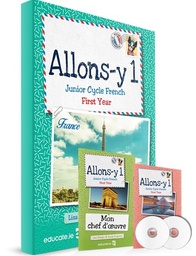 [9781910936795-used] [] [OLD EDITION] Allons-y 1 (Set) 1st Year Junior Cycle French (Free e-book) - (USED)