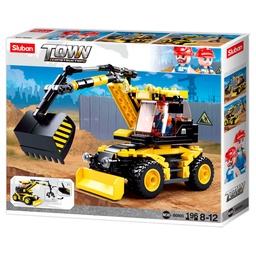 [6938242956752] Town -Excavator 2into1 196pcs