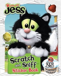 [9781405256292] Guess with Jess Scratch and Sniff Sticker Book
