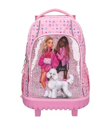 [4010070427122] TOPModel School BackPack Trolley Bling