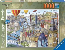 [4005556171422] Around the UK & Ireland 1000pc Puzzle