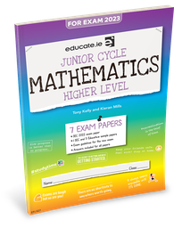 [9781914586552] [OLD EDITION] Educate.ie JC Maths Higher Level Exam Papers 2023