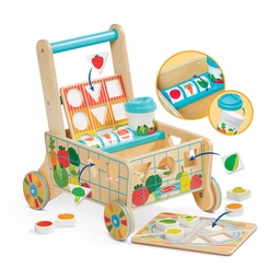 [0000772307321] Shape Sorting Grocery Cart