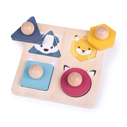 [0691621820193] Woodland Animal Shape Match Puzzle - FSC 100%