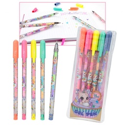 [4010070634827] Ylvi Gel Pen Set 5 Rainbow colours