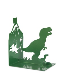 [8430306277011] Bookend - Jurassic - Green - Metal