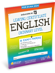 [9781915595294] [OLD EDITION] Educate.ie LC English OL Exam Papers 2024