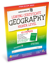 [9781915595393] [OLD EDITION] Educate.ie LC Geography HL Exam Papers 2024