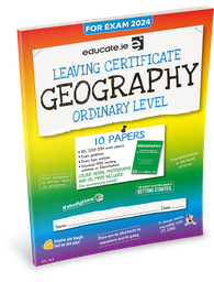 [9781915595409] [OLD EDITION] Educate.ie LC Geography OL Exam Papers 2024
