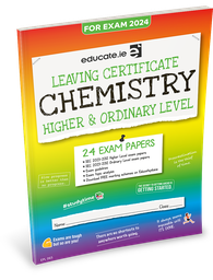 [9781915595423] [OLD EDITION] Educate.ie LC Chemistry HL & OL Exam Papers 2024