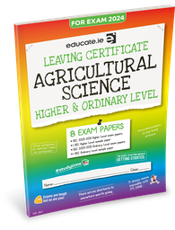 [9781915595447] [OLD EDITION] Educate.ie LC Agricultural Science HL & OL Exam Papers 2024