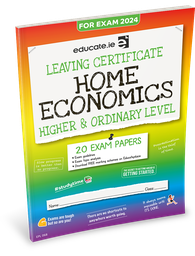 [9781915595454] [N/A] [OLD EDITION] Educate.ie LC Home Economics HL & OL Exam Papers 2024