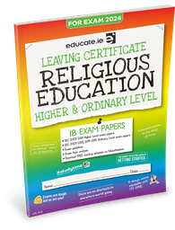 [9781915595553] [OLD EDITION] Educate.ie LC Religious Education HL & OL Exam Papers 2024