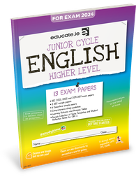 [9781915595577] [OLD EDITION] Educate.ie JC English HL Exam Papers 2024