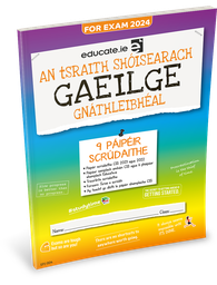 [9781915595607] [N/A] [OLD EDITION] Educate.ie JC Gaeilge OL Exam Papers 2024