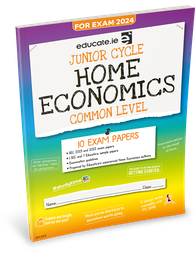 [9781915595669] [OLD EDITION] Educate.ie JC Home Economics Common Level Exam Papers 2024