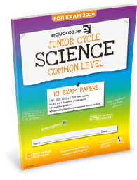 [9781915595676] [OLD EDITION] Educate.ie JC Science Common Level Exam Papers 2024