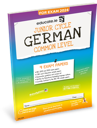 [9781915595690] [OLD EDITION] Educate.ie JC German Common Level Exam Papers 2024