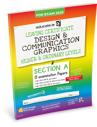 [9781916832589] Educate.ie LC Design & Communication Graphics HL & OL Exam Papers 2025