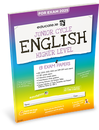 [9781916832145] Educate.ie JC English HL Exam Papers 2025