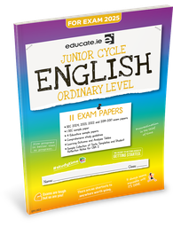 [9781916832152] O/S NA Educate.ie JC English OL Exam Papers 2025