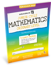 [9781916832190] Educate.ie JC Maths OL Exam Papers 2025