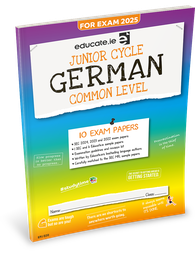 [9781916832282] Educate.ie JC German Common Level Exam Papers 2025