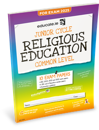 [9781916832312] [N/A] Educate.ie JC Religious Education Common Level Exam Papers 2025