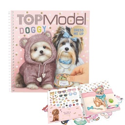 [4010070677480] TOPModel Dress Me Up Stickerbook DOGGY