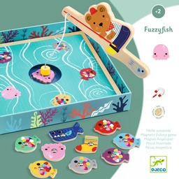 [3070900016132] Djeco - Fuzzyfish - Educational Wooden Games