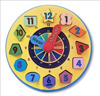 [0000772101592] Shape Sorting Clock Melissa and Doug