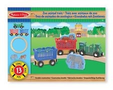 [0000772106436] Zoo Animal Train Set Melissa and Doug