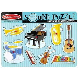 [0000772107327] Sound Puzzle Musical Instruments Melissa and Doug (Jigsaw)