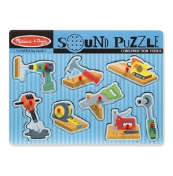 [0000772107334] Construction Tools Sound Puzzle Melissa and Doug (Jigsaw)