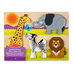 [0000772118927] Chunky Jigsaw Puzzle - Safari Melissa and Doug (Jigsaw)