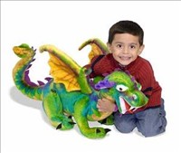 [0000772121217] * Dragon Plush (Multi-Coloured) Melissa and Doug