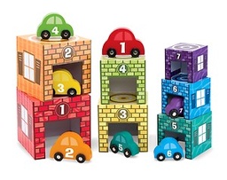 [0000772124355] Sorting and Nesting (Cars and Garages) Melissa and Doug