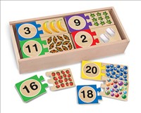 [0000772125420] Self-Correcting 1-20 Number Puzzles Melissa and Doug (Jigsaw)