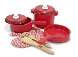 [0000772126106] Kitchen Accessory Set (Wooden) Melissa and Doug