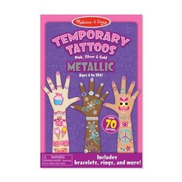 [0000772129480] Metallic Temporary Tattoos Melissa and Doug