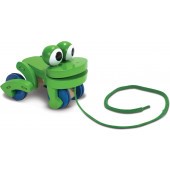 [0000772132053] First Play Frolicking Frog Pull Toy