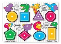 [0000772132855] Shapes Peg Puzzle Melissa and Doug (Jigsaw)