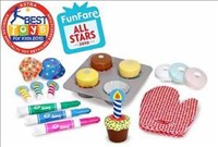 [0000772140195] Cupcake Set (Wooden) Melissa and Doug